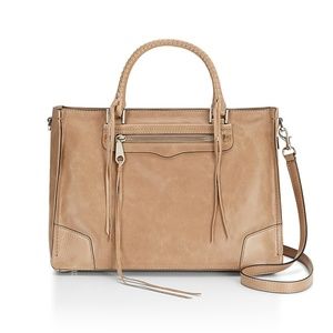 Rebecca Minkoff Leather Regan Satchel Tote NEW